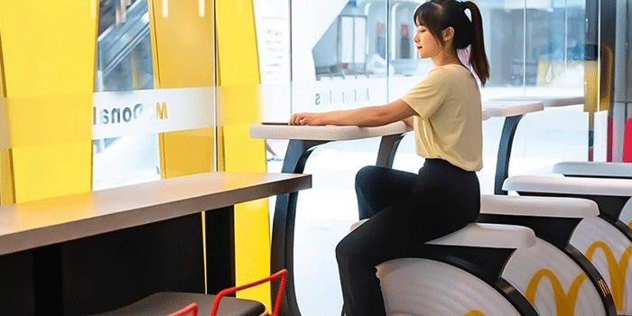 McDonald’s propose des vélos d’appartement à ses clients