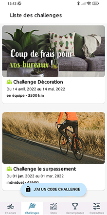 challenge le surpassement